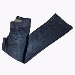Juicy Couture Cali Maternity Jeans Womens Size 27 Boot Cut Medium Wash Denim